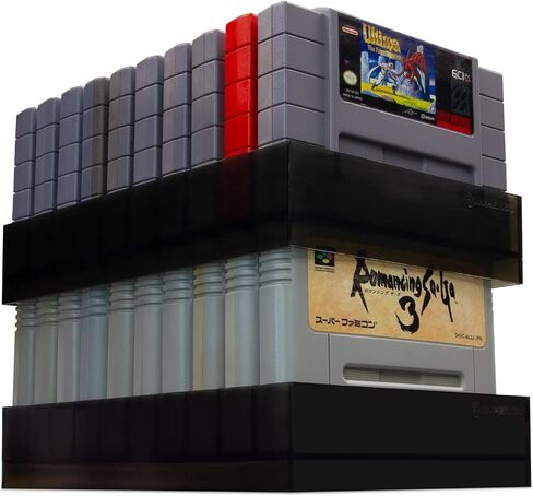 Hyperkin 10-Cartridge Storage Stand for SNES (2 Pack) in Saudi Arabia