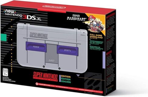 Nintendo New 3DS XL - إصدار Super NES + Super Mario Kart لـ SNES (متجدد) in Kuwait