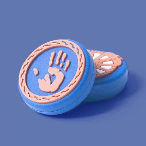 PERFECTSIGHT 4 PCS Cute Thumb Grip Caps for PS5/PS4/Xbox One (Series X, S)/NS Switch Pro Controller, Magic Moon Analog Stick Grips Thumbsticks, Kawaii Silicone Joystick Button Covers (Luna) in Kuwait