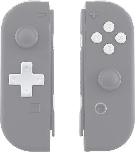 مفاتيح D-pad ABXY بيضاء، SR SL L R ZR ZL، زنبركات أزرار الزناد، استبدال مجموعة كاملة من الأزرار لإصلاح مجموعات Nintendo Switch & Switch OLED Joycon (D-pad يناسب فقط غلاف Joycon D-pad Shell) in Kuwait