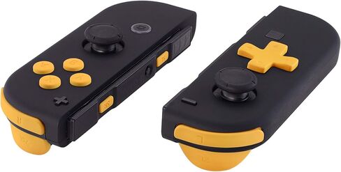 Black D-pad ABXY Keys SR SL L R ZR ZL Trigger Buttons Springs, Replacement Full Set Buttons Fix Kits for Nintendo Switch & Switch OLED Joycon (D-pad ONLY Fits for eXtremeRate Joycon D-pad Shell) in Kuwait