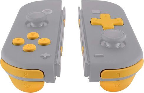 Black D-pad ABXY Keys SR SL L R ZR ZL Trigger Buttons Springs, Replacement Full Set Buttons Fix Kits for Nintendo Switch & Switch OLED Joycon (D-pad ONLY Fits for eXtremeRate Joycon D-pad Shell) in Kuwait
