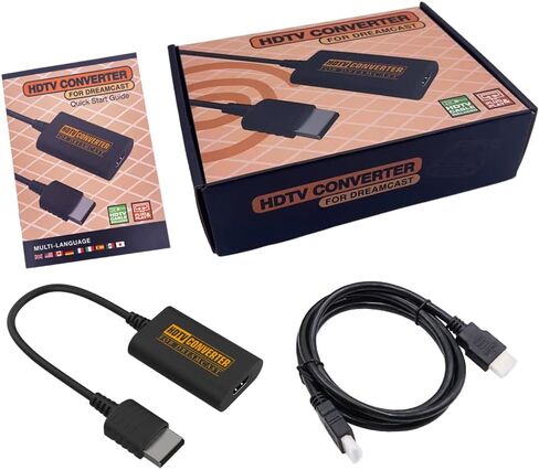 محول HDTV لـ Sega Dreamcast Console HDMI محول محول لـ Dreamcast Support NTSC 480i 480p PAL 576i in Kuwait