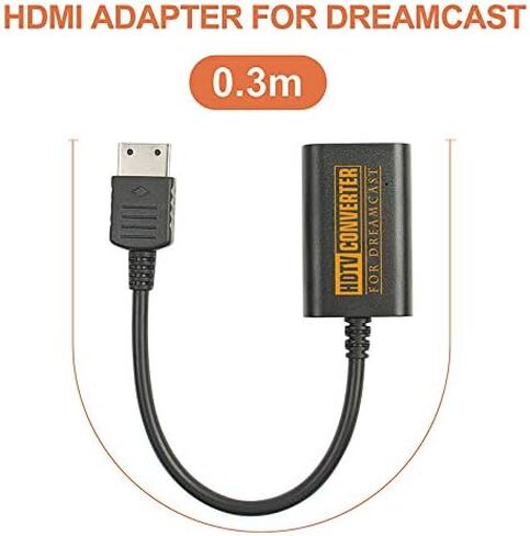 محول HDTV لـ Sega Dreamcast Console HDMI محول محول لـ Dreamcast Support NTSC 480i 480p PAL 576i in Kuwait