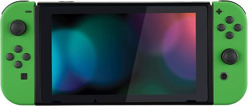 eXtremeRate DIY Replacement Shell Buttons for Nintendo Switch & Switch OLED, Matcha Green Custom Soft Touch Housing with Corlorful Button for Joycon Handheld Controller - Console Shell NOT Included in Kuwait