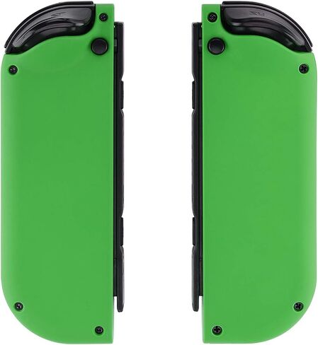 eXtremeRate DIY Replacement Shell Buttons for Nintendo Switch & Switch OLED, Matcha Green Custom Soft Touch Housing with Corlorful Button for Joycon Handheld Controller - Console Shell NOT Included in Kuwait