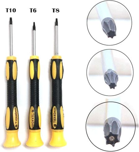 T8 T6 T10 Torx Screwdriver Tool Kit Set for Xbox One Xbox 360 Controller and PS3 PS4 Security Screw Driver Professional Spudger Prying Repair Tool in Saudi Arabia