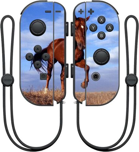 غلاف MightySkins متوافق مع وحدة تحكم Nintendo Joy-Con، غطاء لاصق مطبوع عليه صورة بقرة in Kuwait