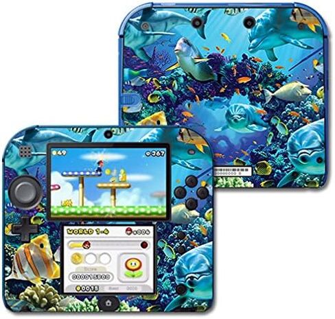 غلاف MightySkins متوافق مع Nintendo 2DS - Ocean Friends | غطاء ملتف واقٍ ومتين وفريد ​​من نوعه من الفينيل | سهل التطبيق والإزالة وتغيير الأنماط | صنع في الولايات المتحدة الأمريكية in Kuwait