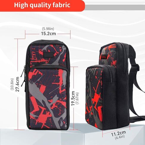 Carrying Case Backpack for Nintendo Switch/Switch OLED, THRCIFLO Lightweight Crossbody Sling Bag for Traveling, Shoulder Storage Bag Fits Switch Console,Game Case, Dock and Small Accessories in Saudi Arabia