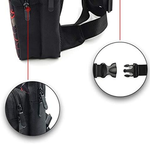 Carrying Case Backpack for Nintendo Switch/Switch OLED, THRCIFLO Lightweight Crossbody Sling Bag for Traveling, Shoulder Storage Bag Fits Switch Console,Game Case, Dock and Small Accessories in Saudi Arabia