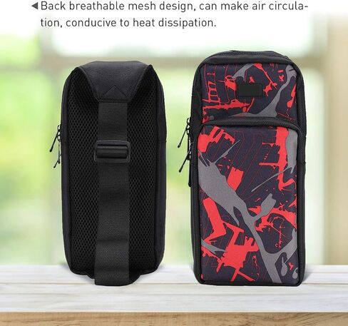 Carrying Case Backpack for Nintendo Switch/Switch OLED, THRCIFLO Lightweight Crossbody Sling Bag for Traveling, Shoulder Storage Bag Fits Switch Console,Game Case, Dock and Small Accessories in Saudi Arabia