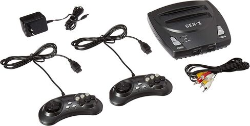 Retro-Bit Gen-X - وحدة التحكم - نظام NES وGenesis 2 في 1 مع وحدتي تحكم in Kuwait