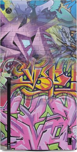 GNG Graffiti Skins Compatible with Xbox Series X Console Decal Vinal Sticker + 2 Controller Set in Kuwait