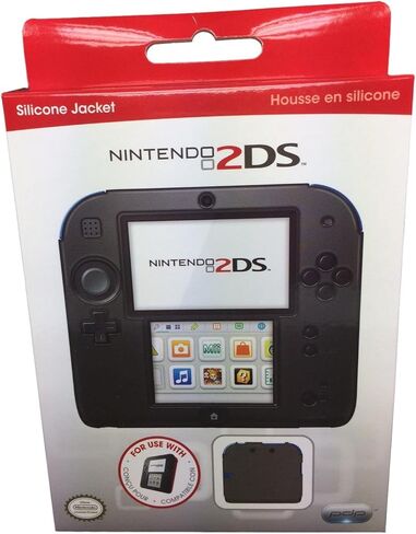 PDP جراب سيليكون لجهاز نينتندو 2 دي اس (اسود) in Kuwait
