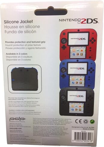 PDP جراب سيليكون لجهاز نينتندو 2 دي اس (اسود) in Kuwait