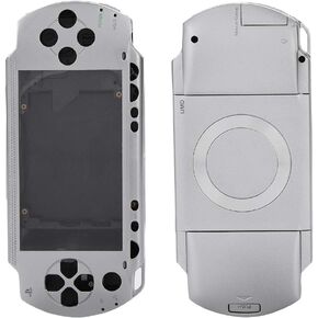 ASHATA Full Housing Repair Mod Case + Buttons Replacement Compatible for Sony PSP 1000 Console(Silver) in Kuwait