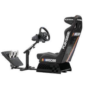Playseat Evolution Pro Sim Racing Cockpit | Comfortable Racing Simulator Cockpit | Compatible with all Steering Wheels & Pedals on the Market | Supports PC & Console |Nascar edition in Kuwait