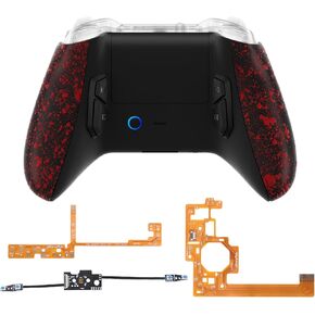 مجموعة أدوات إعادة رسم الخرائط eXtremeRate Victor S لوحدة تحكم Xbox One S/X، و6 ملفات تعريف وغطاء خلفي مُعاد تصميمه باللون الأحمر وقضبان جانبية و4 أزرار خلفية لوحدة تحكم Xbox One S/X - وحدة التحكم غير متضمنة in Saudi Arabia