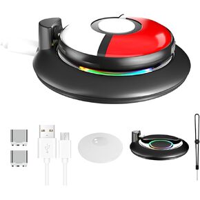 محطة شحن متوافقة مع GO Plus + 2023، قاعدة شحن بأضواء RGB الملونة وغطاء واقي متوافق مع GO Plus + 2023 in Kuwait