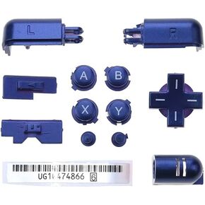 A B X Y L R D Pad Cross Button Full Button Set Replacement for Nintendo DS Lite NDSL Buttons Console (Dark Blue) in Saudi Arabia
