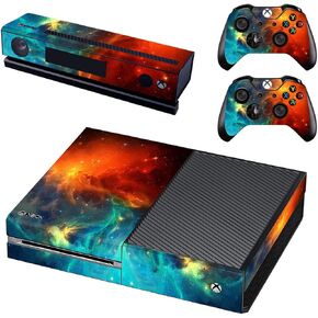 SKINOWN Cosmic Nebular Skin ملصق Vinly غطاء لاصق لوحدة تحكم Xbox One (XB1) و2 وحدة تحكم مع 1 جلود Kinect in Kuwait
