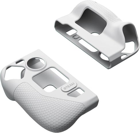 JSAUX Silicone Grip Protection Case Compatible for Steam Deck, Steam Deck GripSkin, GripArmor Silicone Sleeve Set (one Left and one Right) - GP0016 Grey in Saudi Arabia