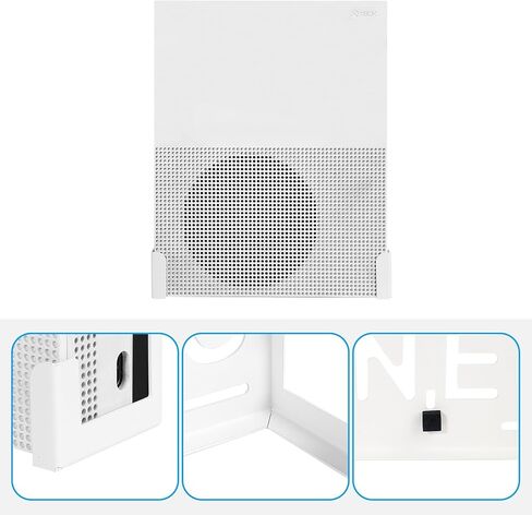حامل جداري لجهاز Xbox One S، حامل تثبيت معدني على الحائط لجهاز Xbox One S، معلق موفر للمساحة على الحائط جهاز Xbox One S in Kuwait