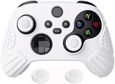 PlayVital Guardian Edition Midnight Blue مريح ناعم مضاد للانزلاق غطاء حافظة من السيليكون لوحدة التحكم، جلود واقية مطاطية مع أغطية عصا التحكم السوداء لوحدة تحكم Xbox Series S/X in Saudi Arabia