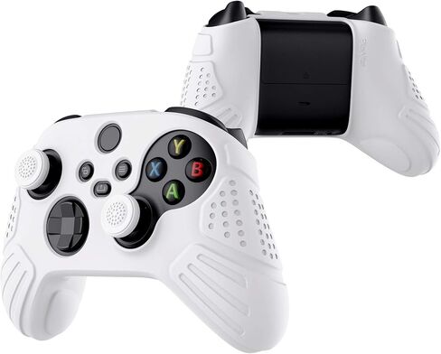 PlayVital Guardian Edition Midnight Blue مريح ناعم مضاد للانزلاق غطاء حافظة من السيليكون لوحدة التحكم، جلود واقية مطاطية مع أغطية عصا التحكم السوداء لوحدة تحكم Xbox Series S/X in Saudi Arabia