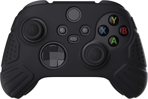 PlayVital Guardian Edition Midnight Blue مريح ناعم مضاد للانزلاق غطاء حافظة من السيليكون لوحدة التحكم، جلود واقية مطاطية مع أغطية عصا التحكم السوداء لوحدة تحكم Xbox Series S/X in Saudi Arabia