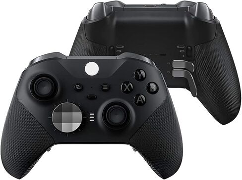EASEGMER Metal Thumbsticks for Xbox One Elite Series 2, 13 in 1 Replacement Magnetic Buttons Kit Includes Metal Mod 6 Swap Joystick, 4 Paddles, 2 D-Pads, 1 Adjustment Tool (Black) in Saudi Arabia