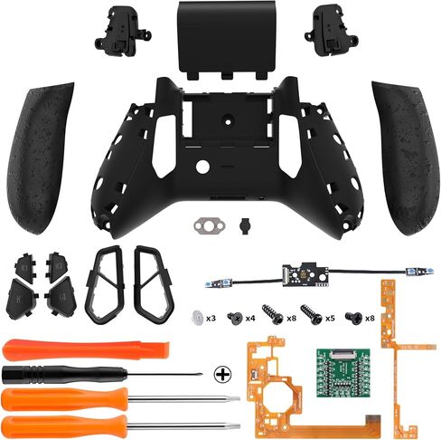 مجموعة أدوات إعادة رسم الخرائط eXtremeRate Victor S لوحدة تحكم Xbox One S/X، و6 ملفات تعريف وغطاء خلفي مُعاد تصميمه باللون الأحمر وقضبان جانبية و4 أزرار خلفية لوحدة تحكم Xbox One S/X - وحدة التحكم غير متضمنة in Saudi Arabia