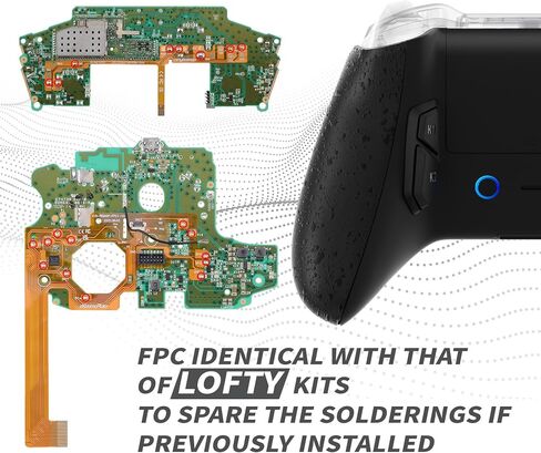 مجموعة أدوات إعادة رسم الخرائط eXtremeRate Victor S لوحدة تحكم Xbox One S/X، و6 ملفات تعريف وغطاء خلفي مُعاد تصميمه باللون الأحمر وقضبان جانبية و4 أزرار خلفية لوحدة تحكم Xbox One S/X - وحدة التحكم غير متضمنة in Saudi Arabia