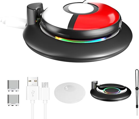 محطة شحن متوافقة مع GO Plus + 2023، قاعدة شحن بأضواء RGB الملونة وغطاء واقي متوافق مع GO Plus + 2023 in Kuwait