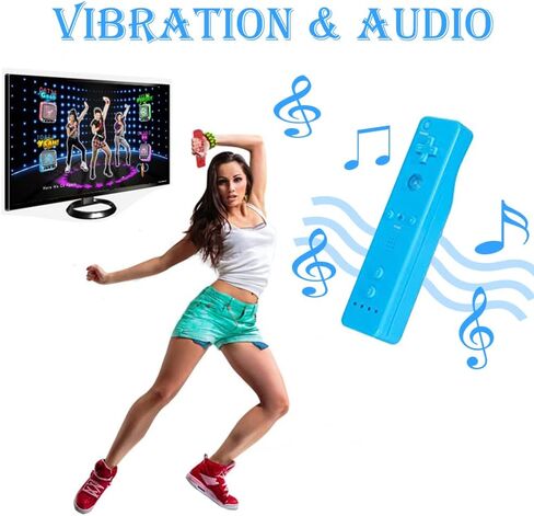 Wii Remote Controller, 4 Packs Upgrade Wireless Controller Compatible with Wii Wii U(Red Blue Pink Deep Blue) in Kuwait