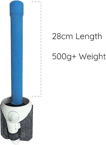 Quest 2 Cricket - مضرب لـ iB Cricket - مقبض وحدة تحكم Oculus، لعبة الكريكيت الواقع الافتراضي، متوافق مع ملحقات Meta Quest 2 in Kuwait