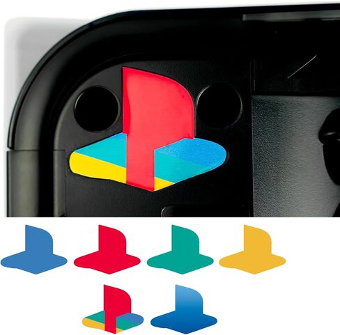 Retro Sticker Underlay - Glossy Vinyl Decal Compatible with PS5 (Multi Color 6 Pack) in Kuwait