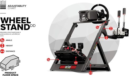 Next Level Racing Wheel Stand DD for Direct Drive Wheels (NLR-S013) in Saudi Arabia