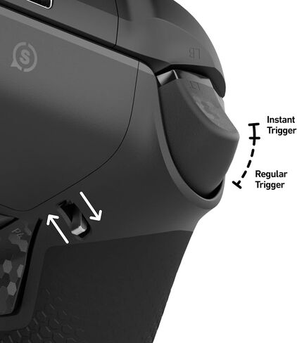 وحدة تحكم الأداء اللاسلكية المخصصة SCUF Instinct Pro Steel Grey لأجهزة Xbox Series X|S وXbox One والكمبيوتر الشخصي والهواتف المحمولة - رمادي فولاذي - Xbox Series X (متجدد) in Kuwait