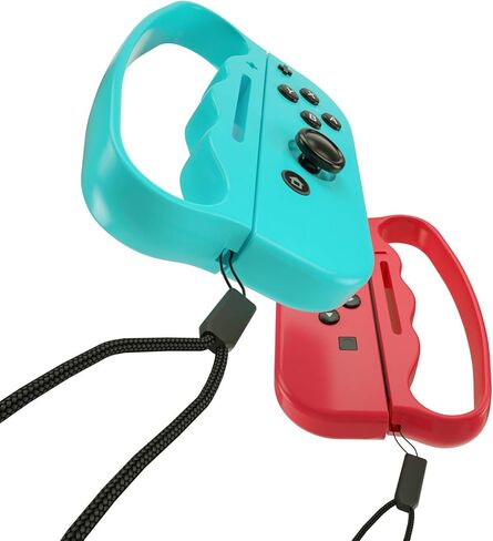 قبضة ملاكمة لجهاز نينتندو سويتش، ملحقات لألعاب سويتش للياقة البدنية - عبوتان (Animal Crossing Blue and Green) in Saudi Arabia