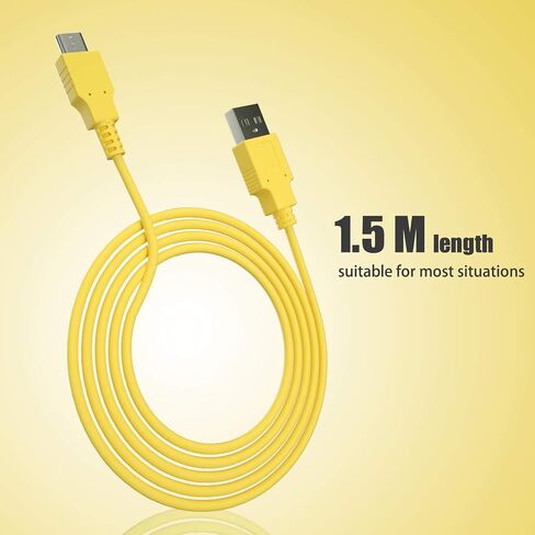 HEATFUN USB-C Charger Cable for Nintendo Switch and USB-C Devices, Purple in Kuwait