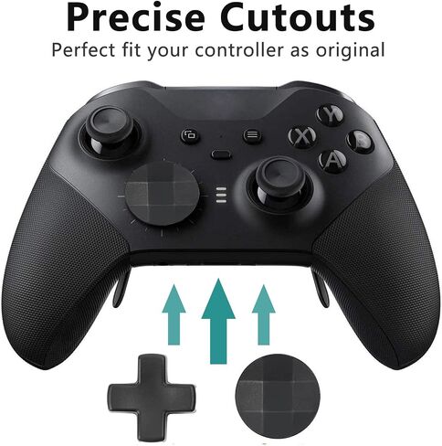 NINKI Compatible Xbox One Elite Series 2 with 13 in 1 Metal Thumbsticks,Gaming Metal Replacement Elite Series 2 Controller Accessory Part with Metal Mod 6 Swap Joystick,4 Paddles,2 D-Pads,1 Tool-Black in Saudi Arabia