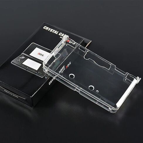 3DS Case - Ultra Clear Crystal Transparent Hard Shell Protective Case Cover Skin for 2011 Nintendo 3DS - [New Modified Hinge Design] in Saudi Arabia