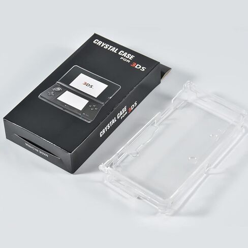 3DS Case - Ultra Clear Crystal Transparent Hard Shell Protective Case Cover Skin for 2011 Nintendo 3DS - [New Modified Hinge Design] in Saudi Arabia