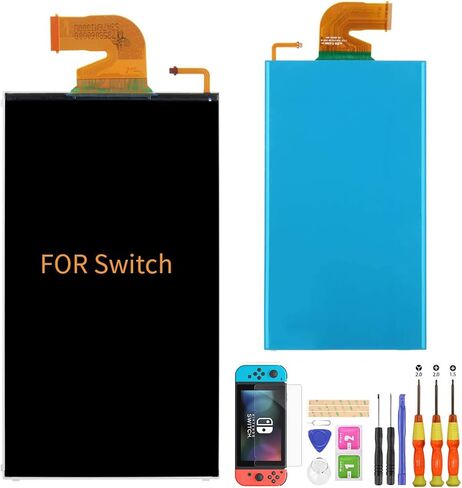 A-MIND for Nintendo Switch Touch Screen Replacement Parts,Front Glass Panel Only(Not for Switch Lite,Not LCD),with Free Tool Set + Screen Protector (Touch Screen) in Saudi Arabia