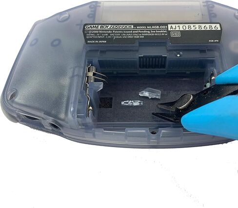 بطارية Gameboy Advance القابلة لإعادة الشحن بقدرة 1500 مللي أمبير في الساعة USB-C ليثيوم LiPo Mod لجهاز Nintendo GBA / AGB-001 (Indigo) in Saudi Arabia