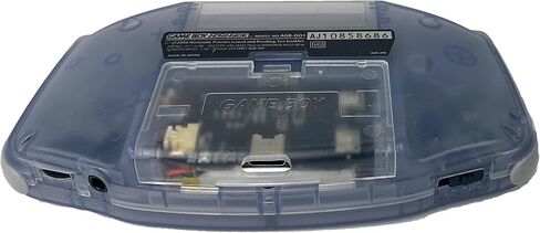 بطارية Gameboy Advance القابلة لإعادة الشحن بقدرة 1500 مللي أمبير في الساعة USB-C ليثيوم LiPo Mod لجهاز Nintendo GBA / AGB-001 (Indigo) in Saudi Arabia