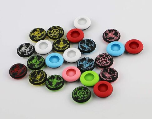 4 في 1 عصا عصا عصا التحكم من المطاط سيليكون غطاء مقبض إصبع الإبهام حافظة جلدية قبضة عصا التحكم لأجهزة PS4 PS3 Xbox One Xbox 360 Controller (2# أخضر) in Kuwait