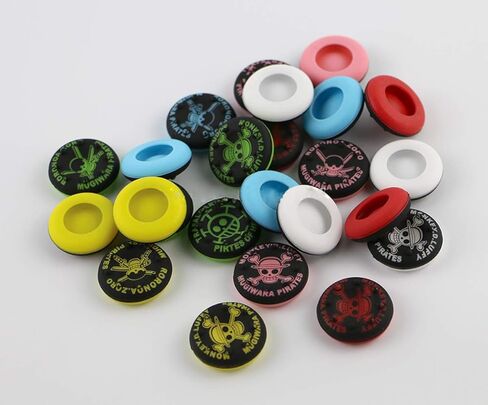 4 في 1 عصا عصا عصا التحكم من المطاط سيليكون غطاء مقبض إصبع الإبهام حافظة جلدية قبضة عصا التحكم لأجهزة PS4 PS3 Xbox One Xbox 360 Controller (2# أخضر) in Kuwait